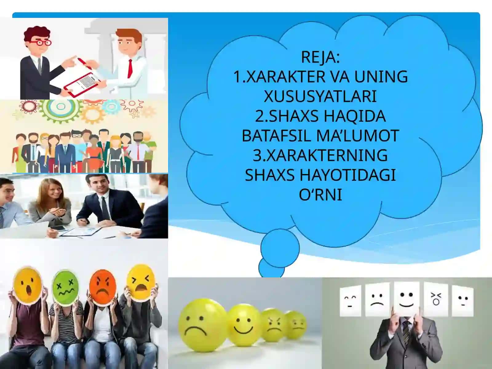 XARAKTER VA SHAXS 2