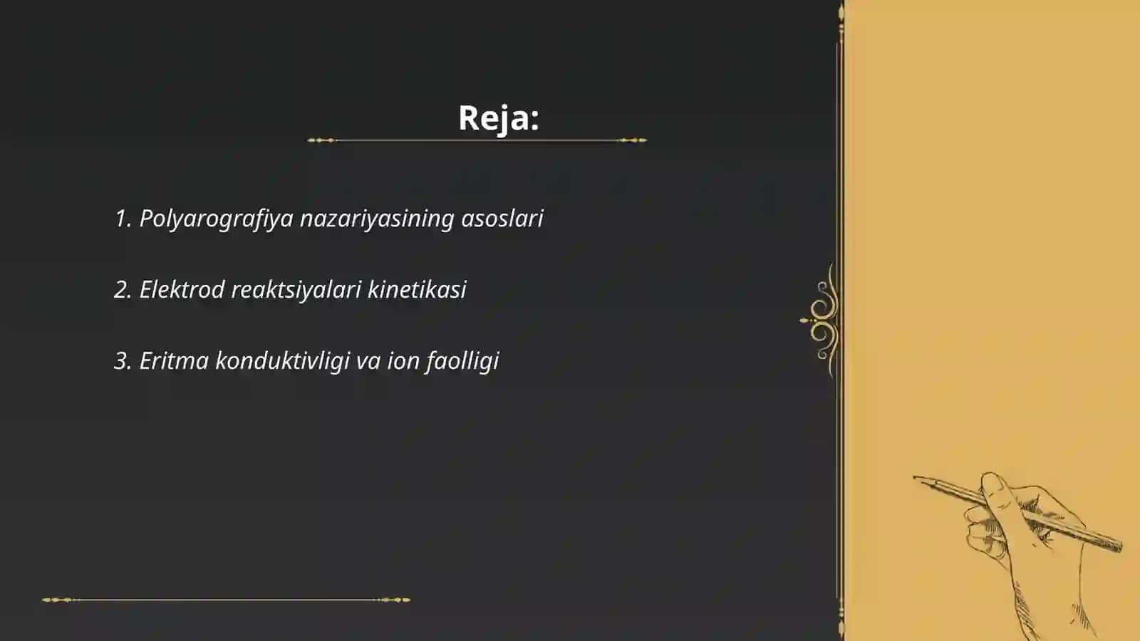 Polyarografik analiz metodi 2