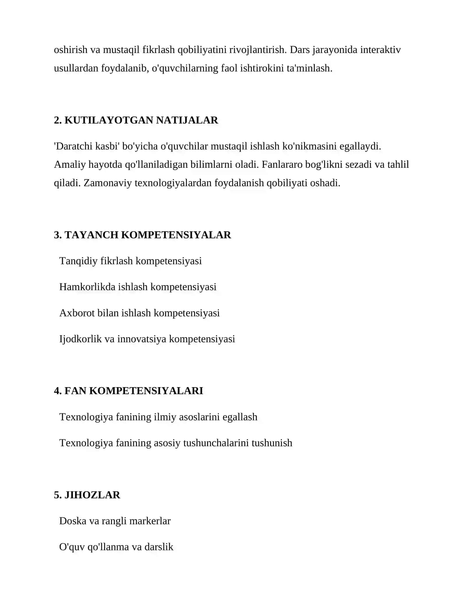 Daratchi kasbi 2