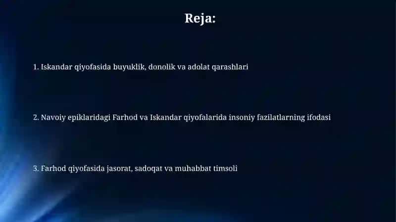 Navoiyning dostonlaridagi Farhod va Iskandar obrazlari 2