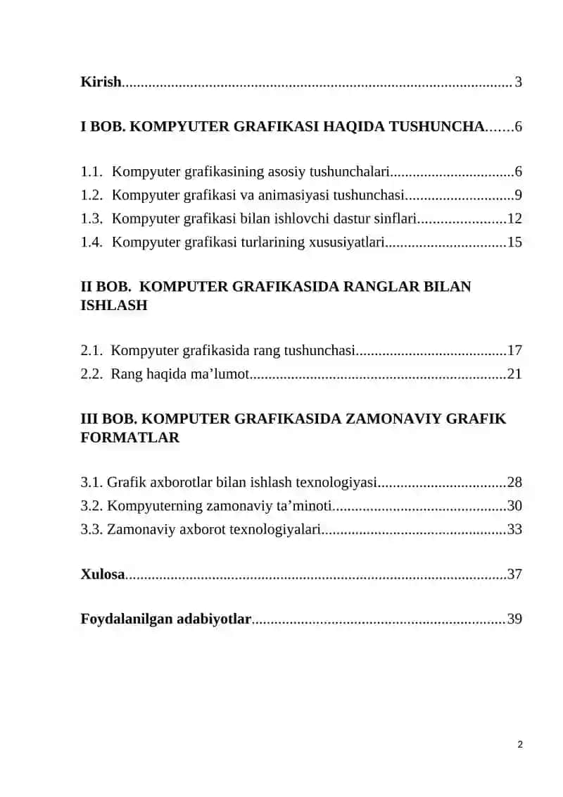 KOMPYUTER GRAFIKASI VA WEB DIZAYN 2