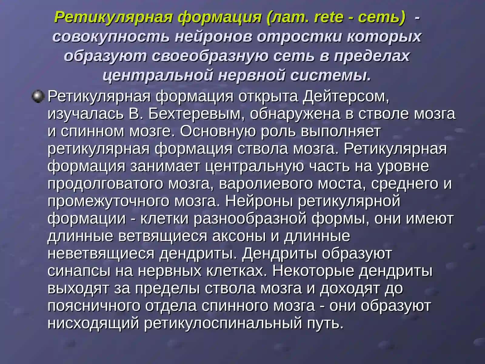 Ретикулярная формация, Лимбическая система, Лимбико-ретикулярный комплекс 2