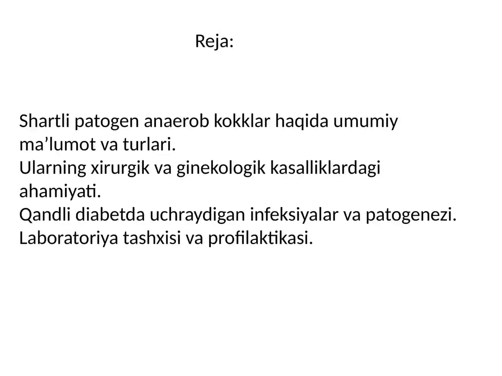 Shartli patogen anaerob kokklar haqida umumiy ma’lumot va turlari 2