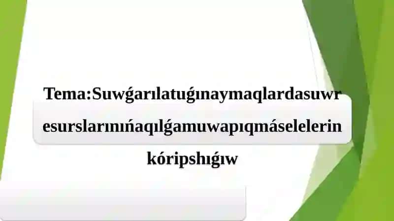 Gidrometeorologiya tálim baǵdarı 3A-Gidrometeorologiya studentiSultanǵalıyeva Aray 2