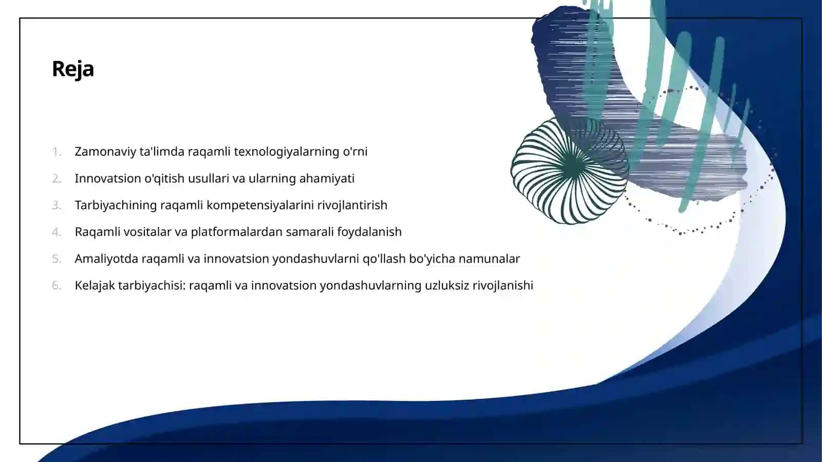 Raqamli va innovatsion yondashuvlarni amaliyotda joriy etuvchi tarbiyachi 2