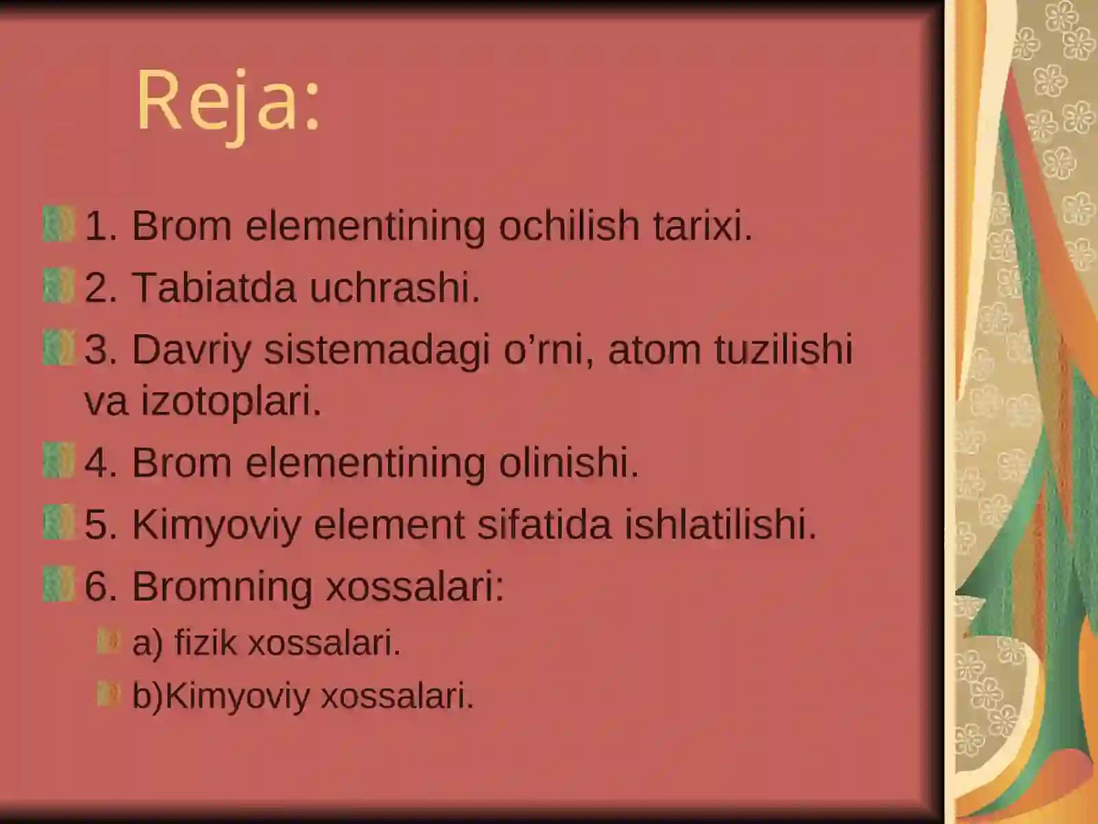 Brom va uning birikmalari 2
