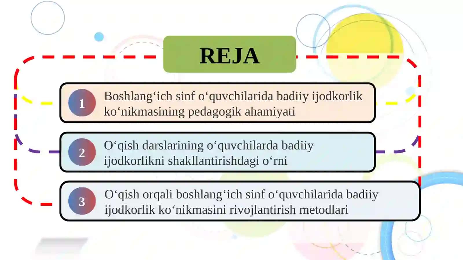 Boshlang‘ich sinf o‘quvchilarida badiiy ijodkorlik ko‘nikmasining pedagogik ahamiyati 2