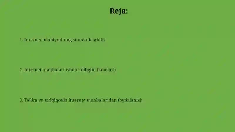 Internet manbalarining sintaktik tahlili 2