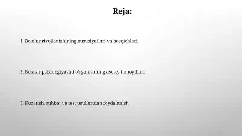 Bolalar psixikasini orgnish prinsoplari 2