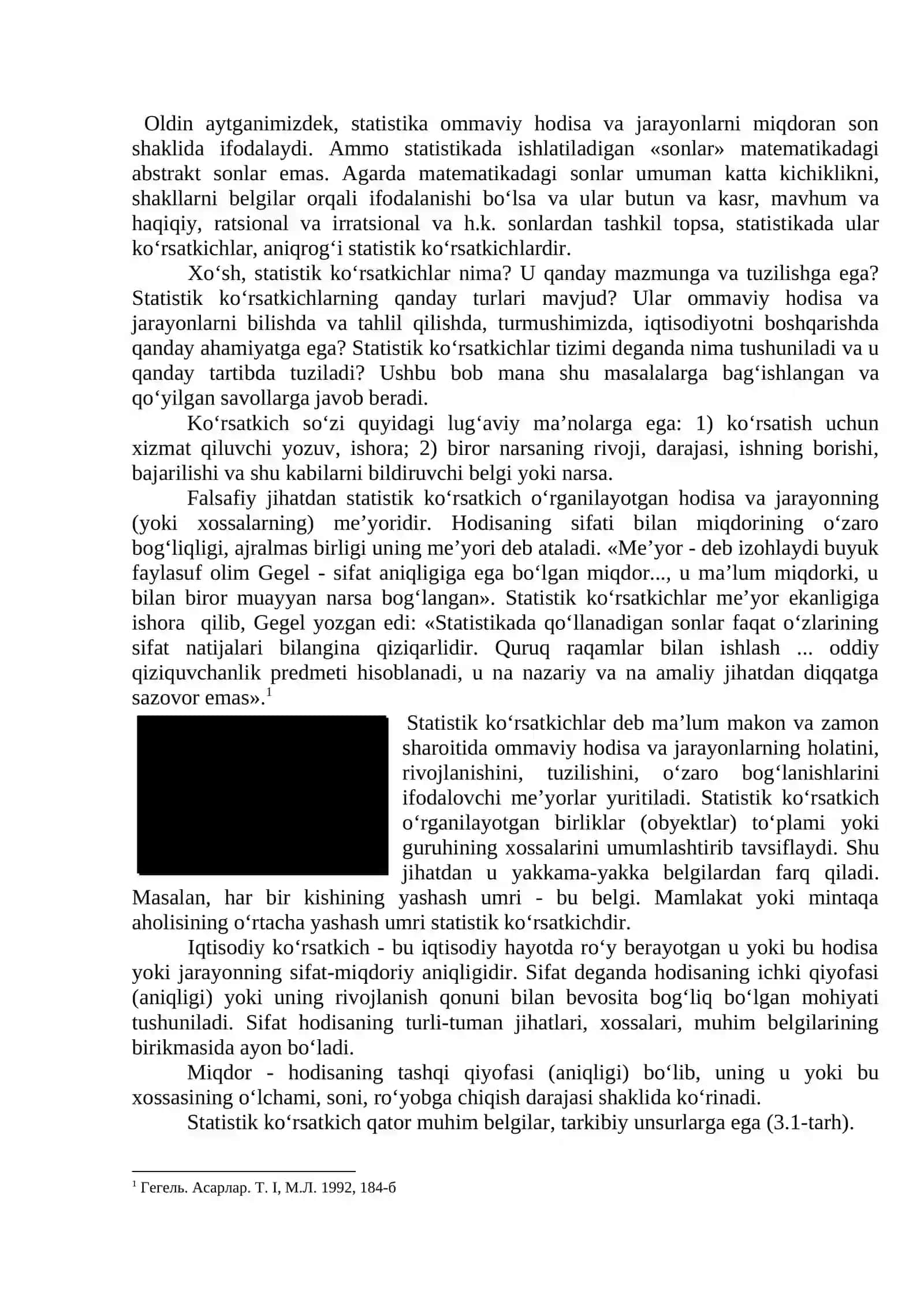 Statistik ko‘rsatkichlar 2