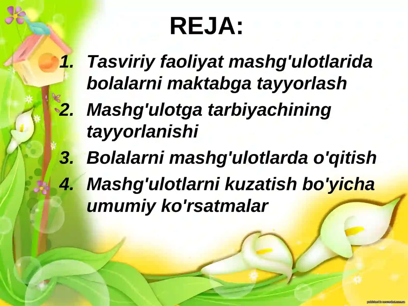 Tasviriy faoliyat mashg’ulotlarida bolalarni maktabga tayyorlash 2