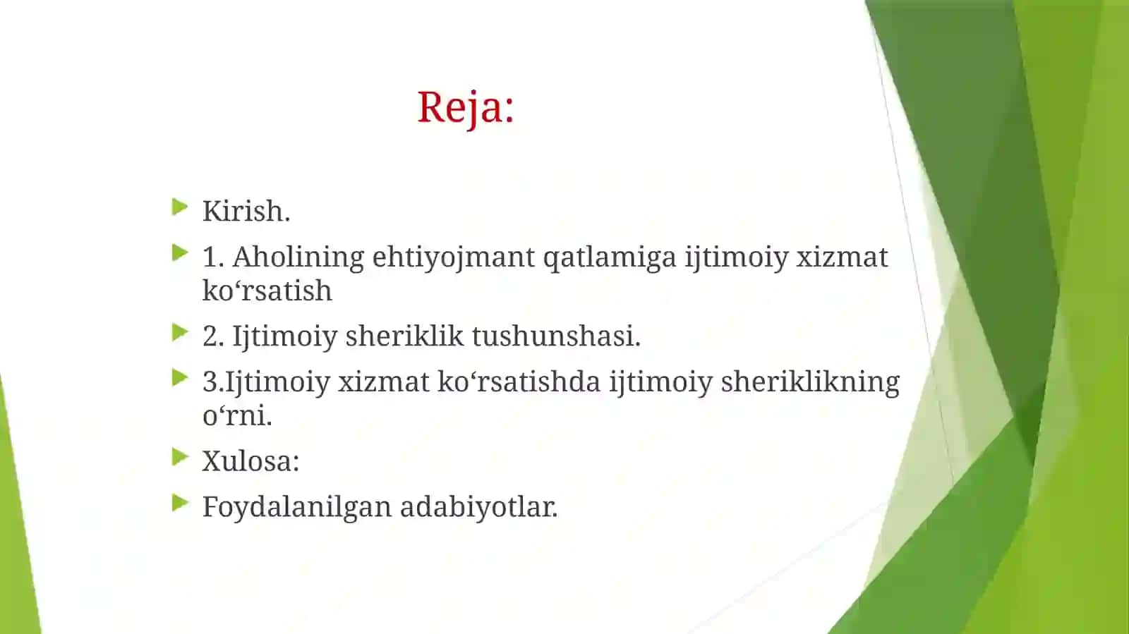 Aholining ehtiyojmant qatlamiga ijtimoiy xizmat ko’rsatishda ijtimoiy sherikchilikning o’rni. 2