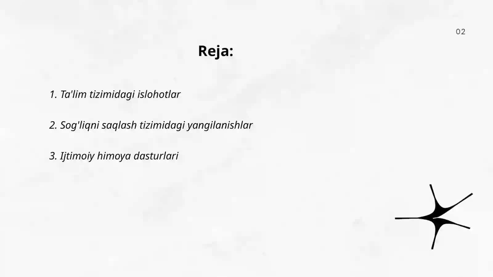Oʻzbekiston Respublikasida ijtimoiy sohadagi islohotlar 2