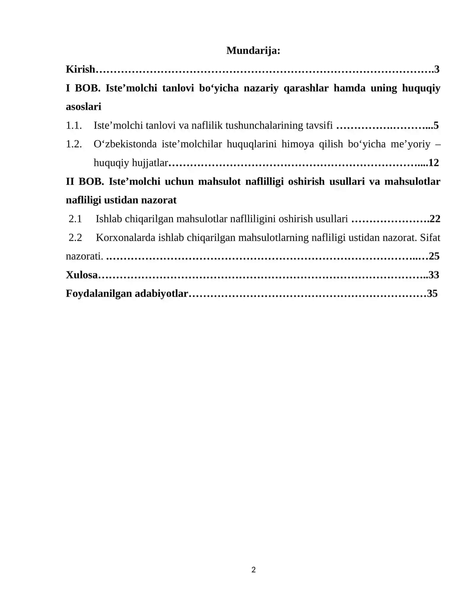 ISTE’MOLCHINING TANLASH MASALASI VA NAFLILIKNI MAKSIMALLASHTIRISH USULLARI 2