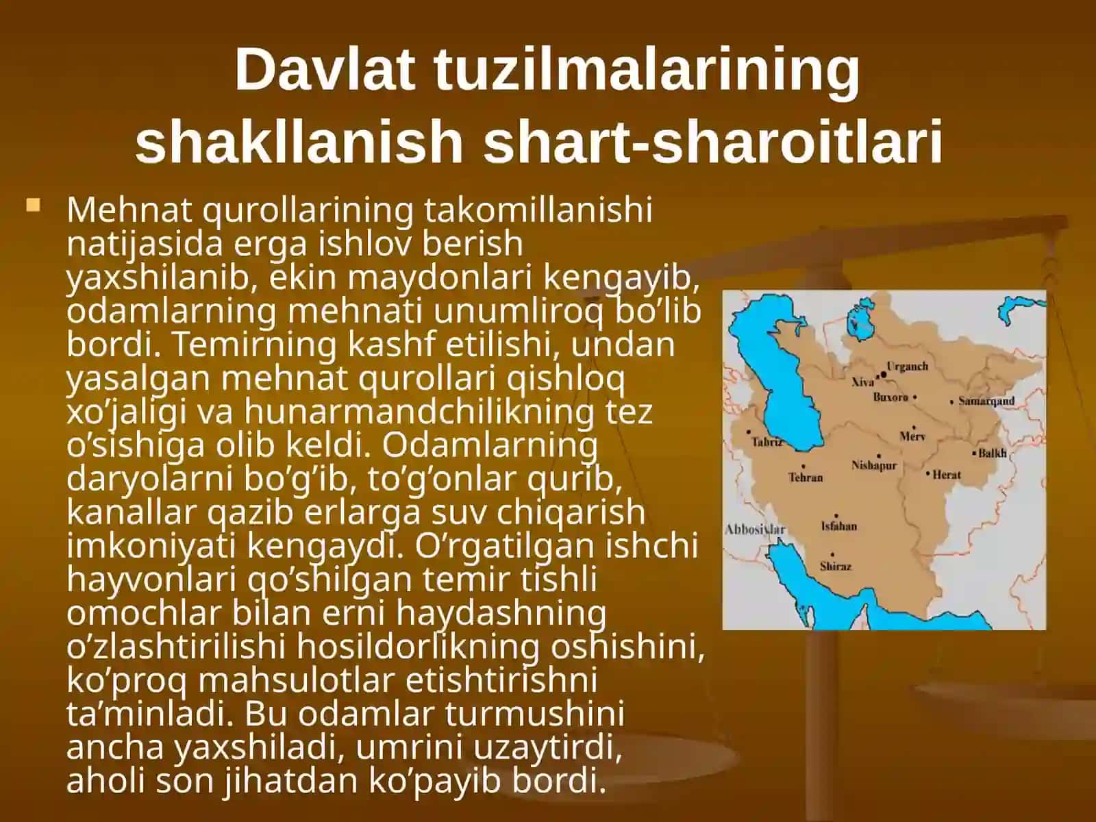 O'zbekiston davlatlar paydo bo'lishi va ro'yxatlanish Bosqichlari 2
