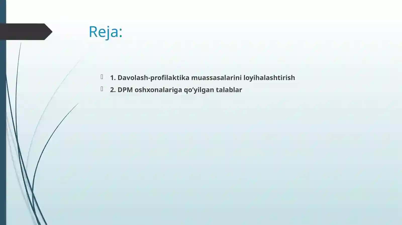 Tibbiyot muassasalarida oshxonalarni loyihalash 2