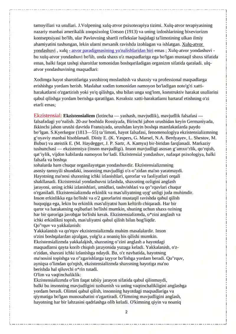 Shaxs taraqqiyotidagi faktorlarning o’rniga ko’ra ularning ahamiyatini baholashga doir ilmiy yondashuvlarni tizimlashtirish 2