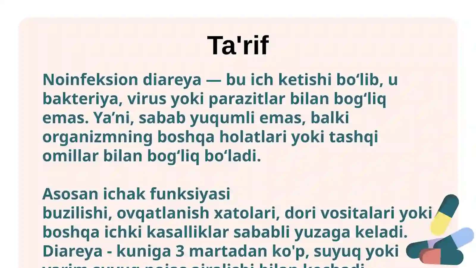 Noinfeksion diareya 2