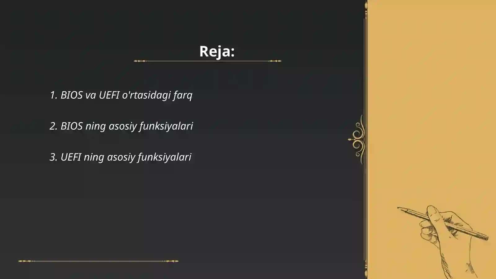 BIOS va UEFI o'rtasidagi farq 2