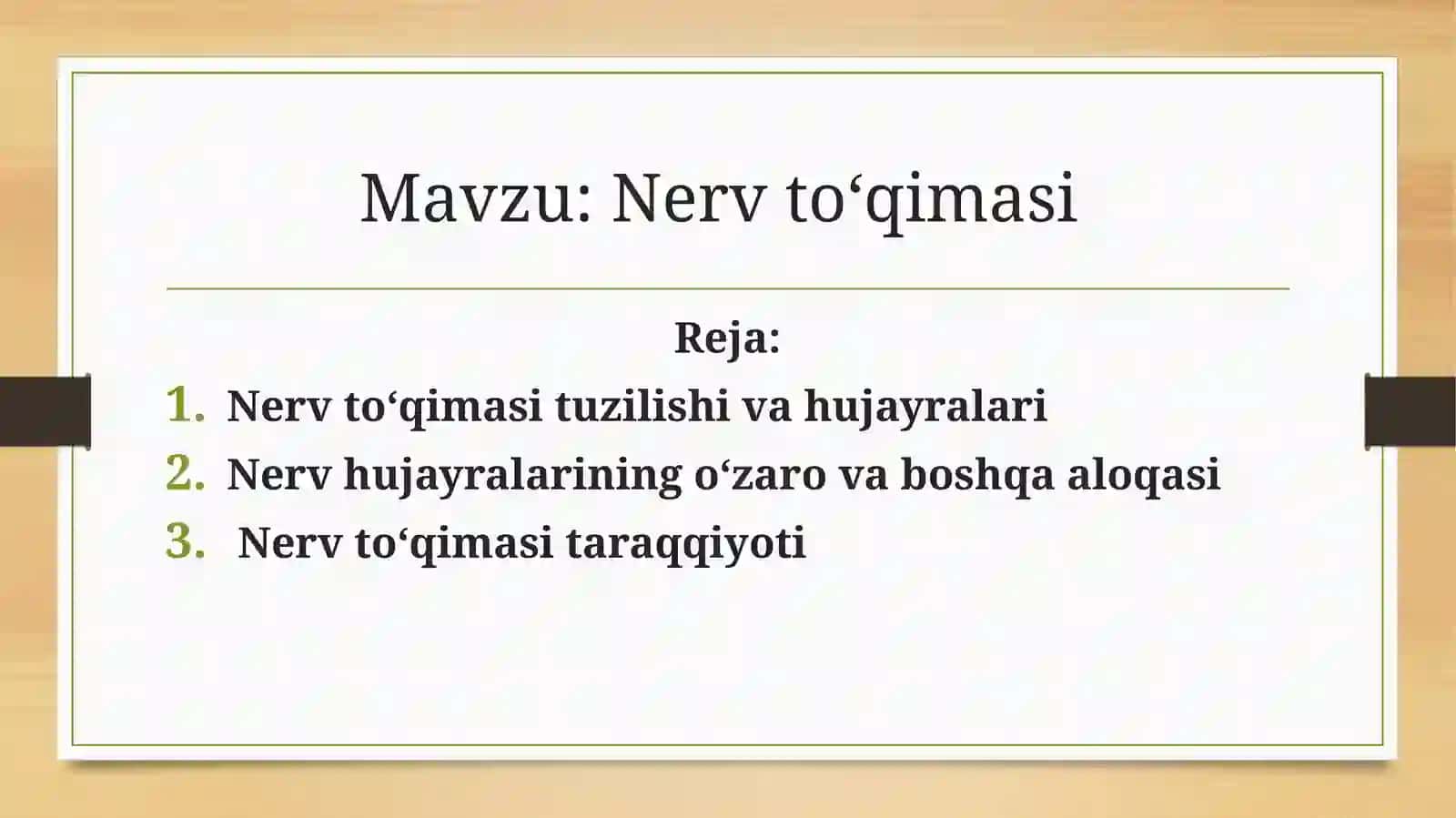 Nerv to'qimasi 2