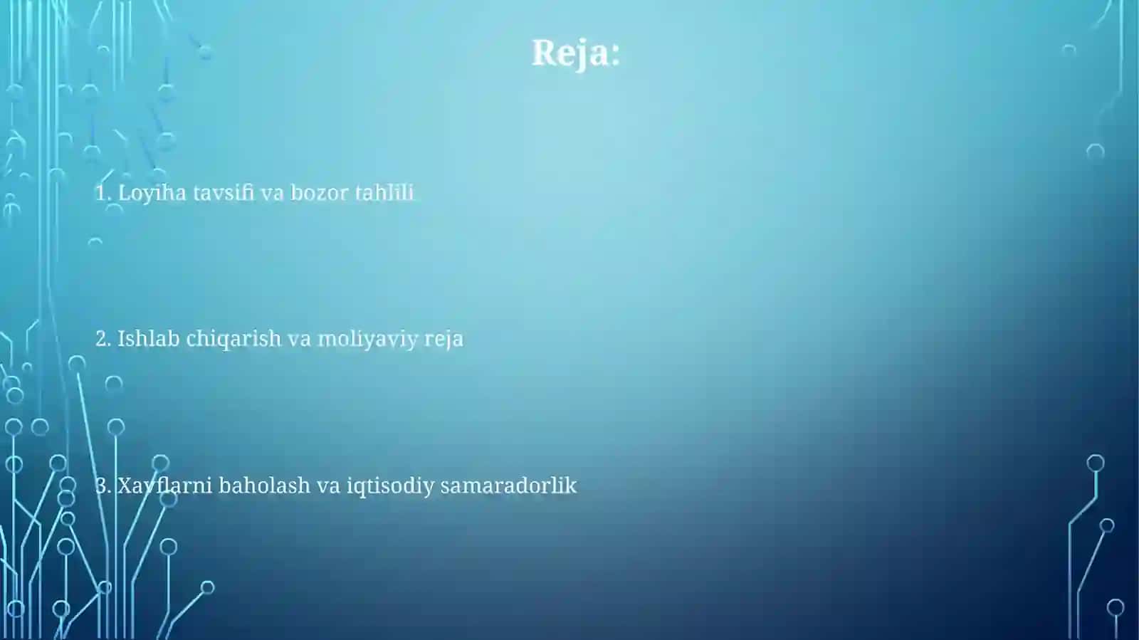 100 millionso'mga Milli nonvashirinliklar ishlab chiqarish loyihasi 2
