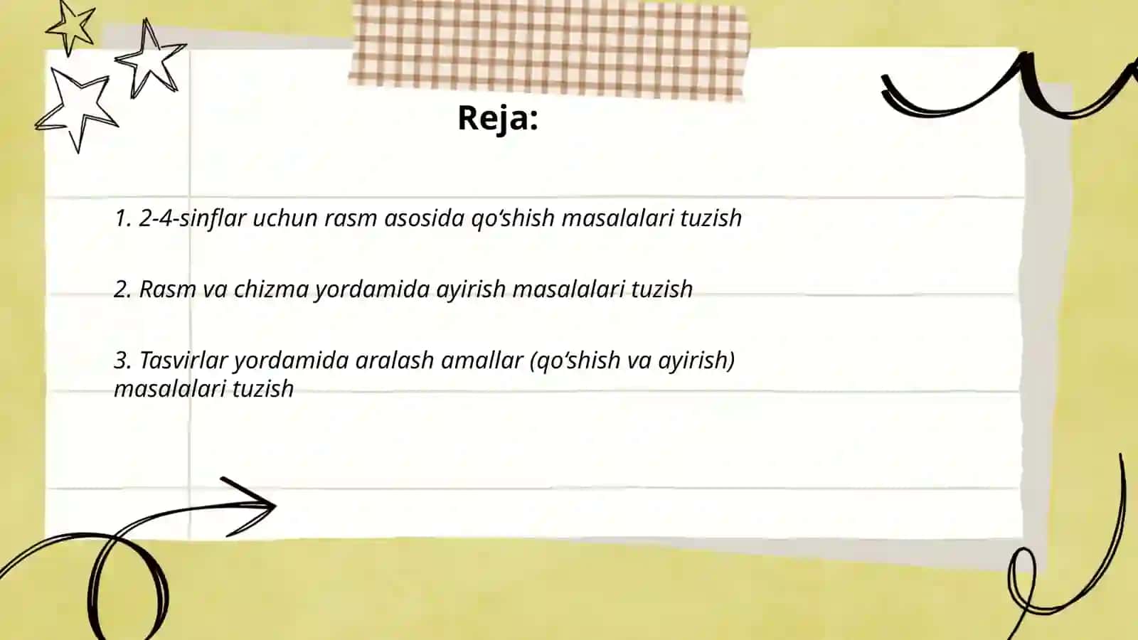 2-4-sinflardan rasm va chizmalar yordamida masalalar tuzish 2