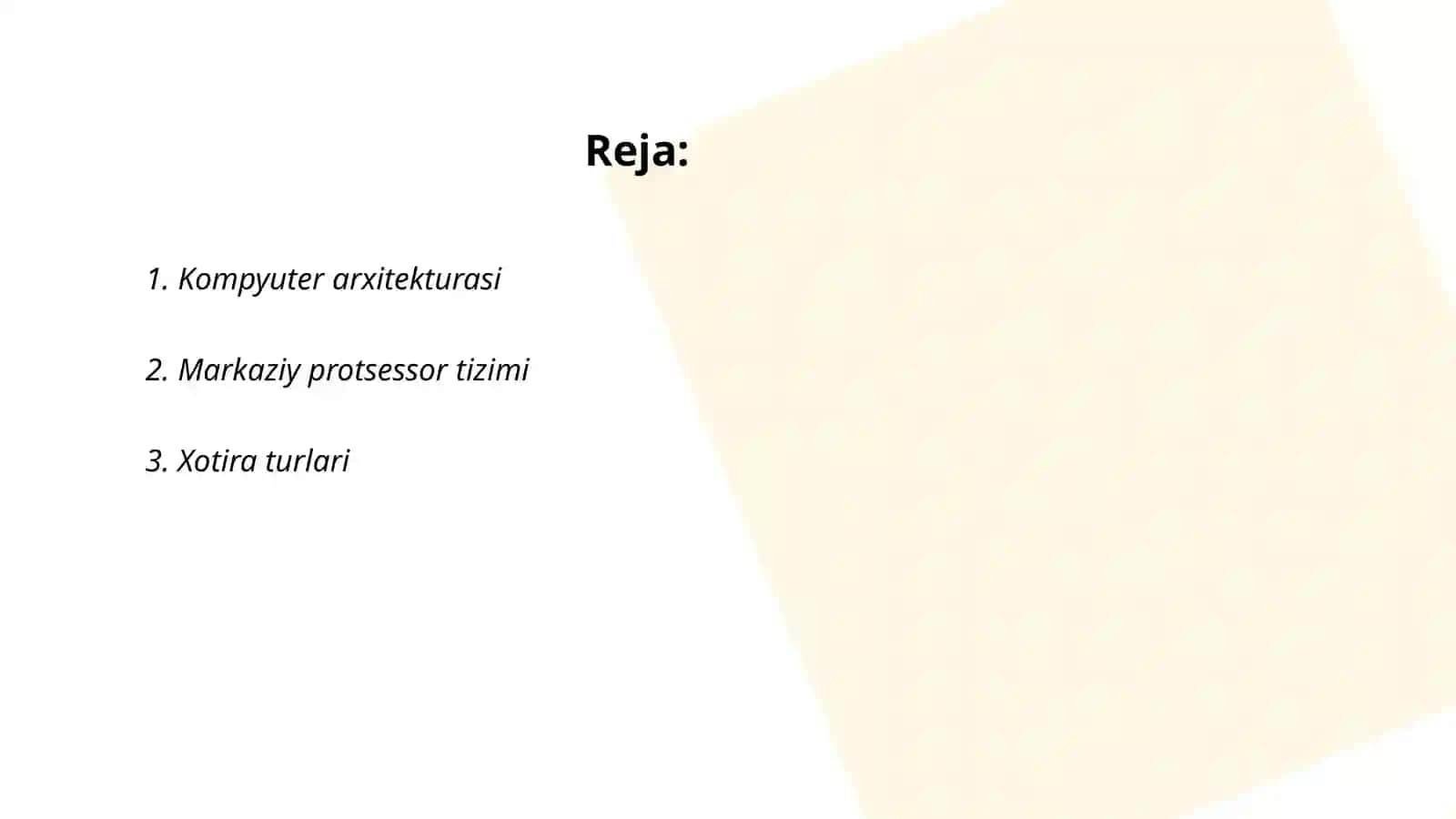 Kompyuter arxitekturasi 2