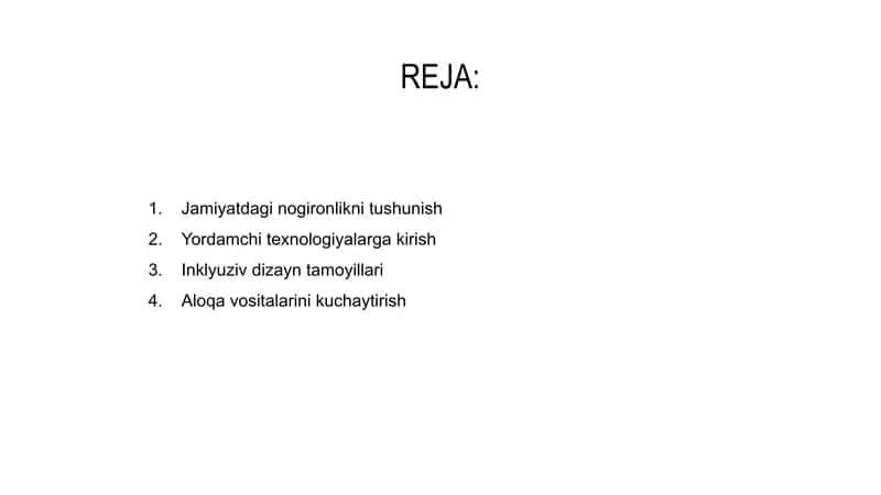 Nogironligi bor shaxslar bilan ijtimoiy ish olib borish texnologiyalari 2