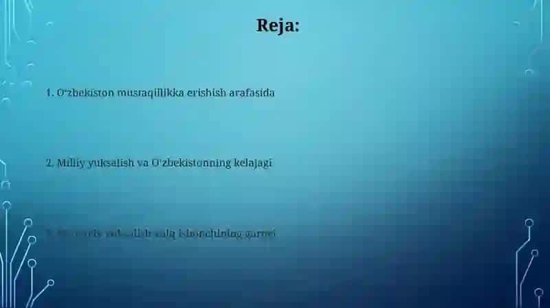 Oʻzbekiston mustaqillikka erishish arafasida 2