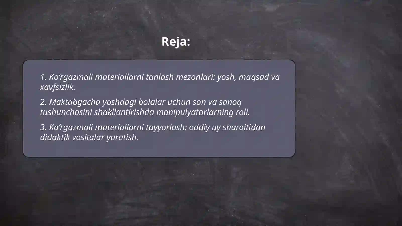 Matematika mashgʻulotlarida koʻrgazmali materiallar 2