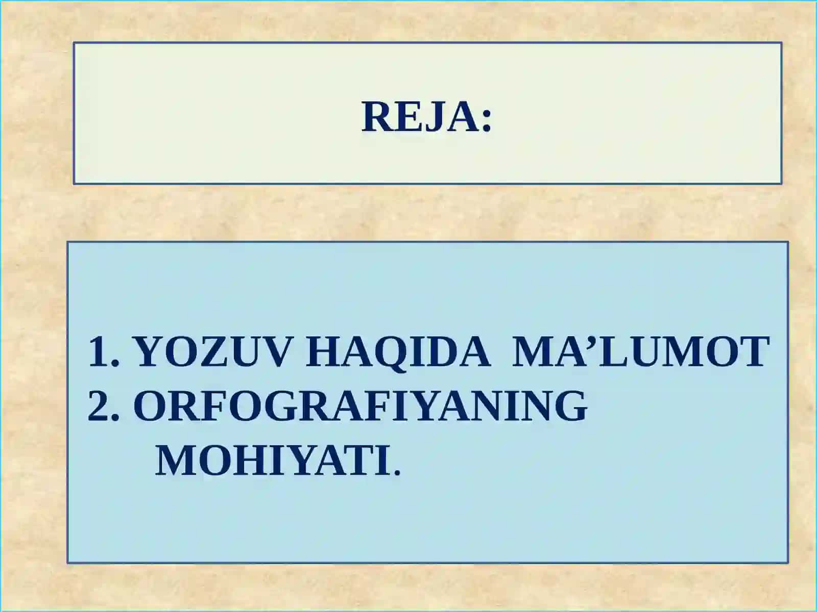 Orfografiya haqida ma’lumot 2