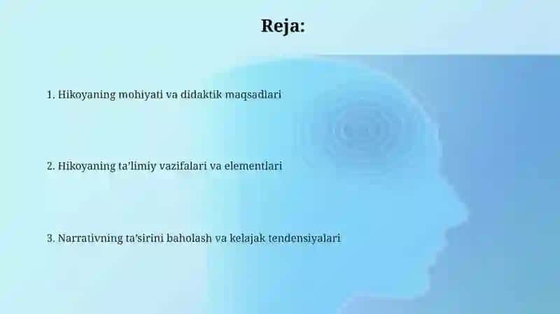 Rivoyat va uning didaktik maqsadi 2