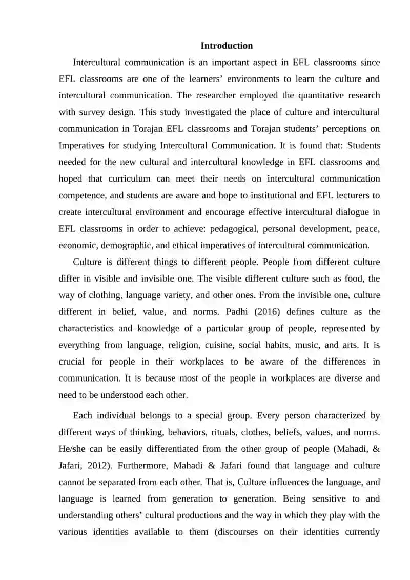 Intercultural Communication in the Language Classroom 2