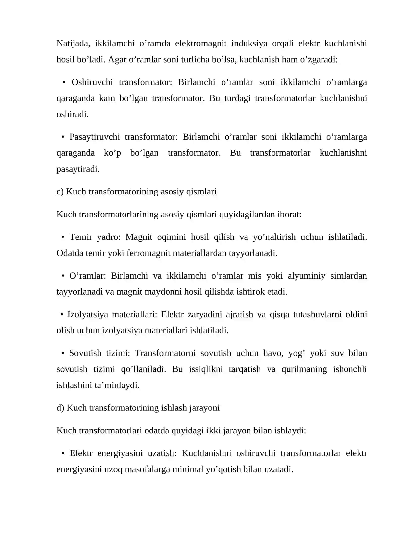 Kuch transformatorlar va avtotransformatorlar 2