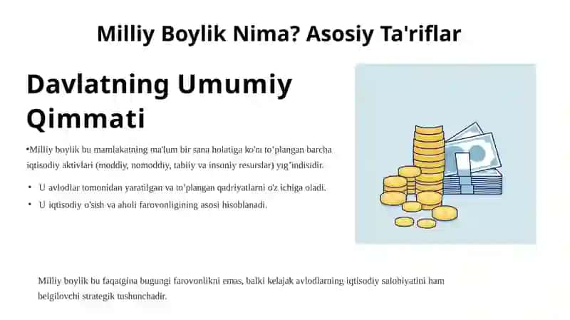 Milliy Boylikning Tushunchasi va Uning Tarkibiy Tuzilishi 2