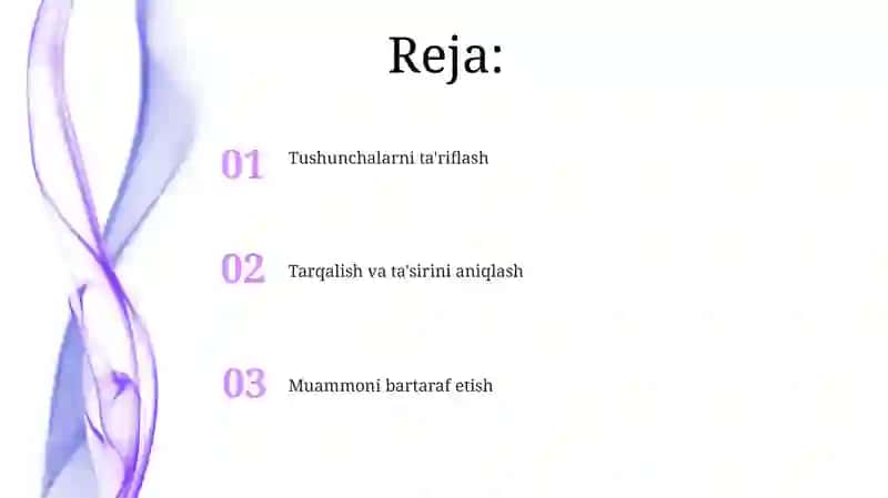 Tushunchalarni ta'riflash 2