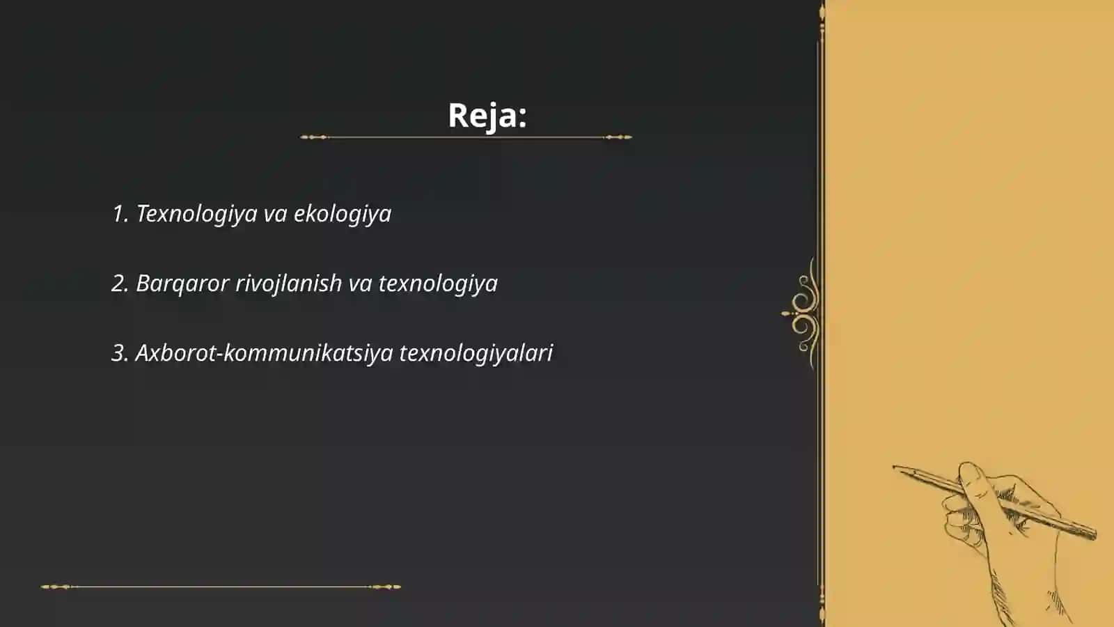 Texnologiya darslariga oid tarbiyaviy tadbirlarni tashkil etish 2