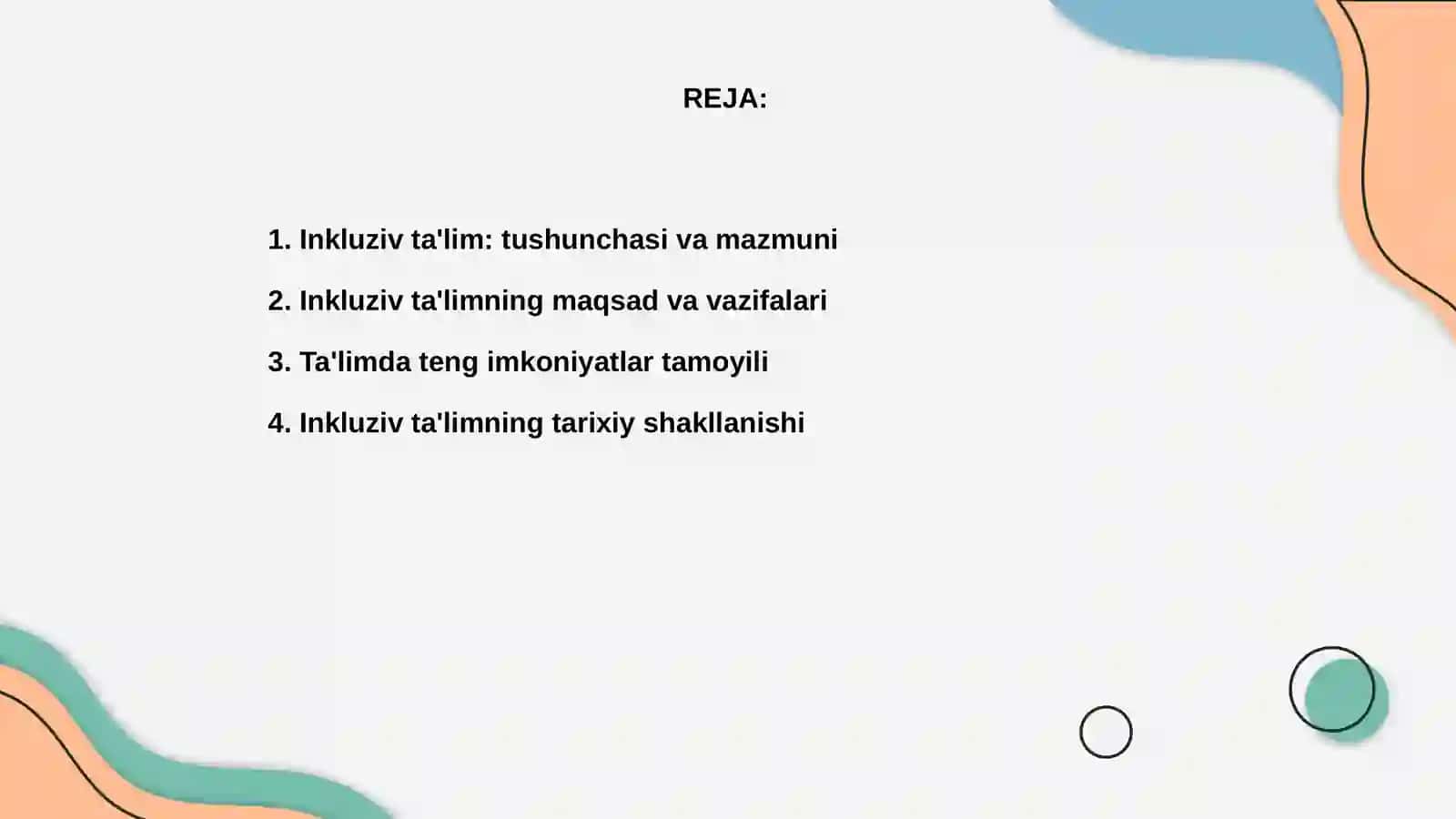 Inkluziv ta'limning nazariy asoslari 2