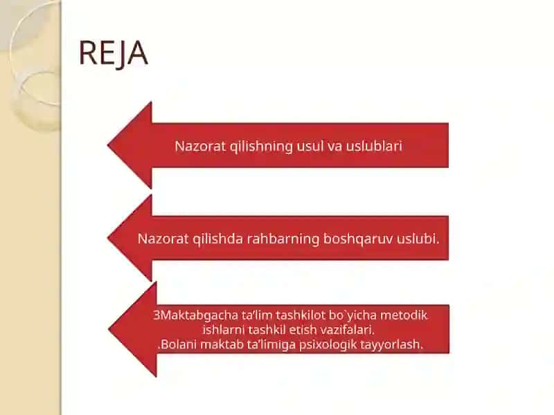 Nazorat qilishning usul va uslublari 2