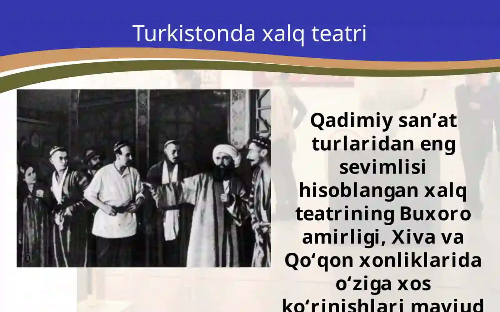Teatr va musiqa san’ati 2