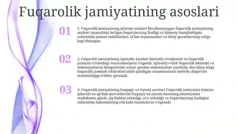 Fuqarolik Jamiyatining Ijtimoiy, Iqtisodiy Asoslari 2