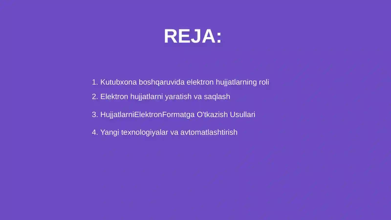 Elektron hujjatlar boshqarishning axborot texnologiyalari 2