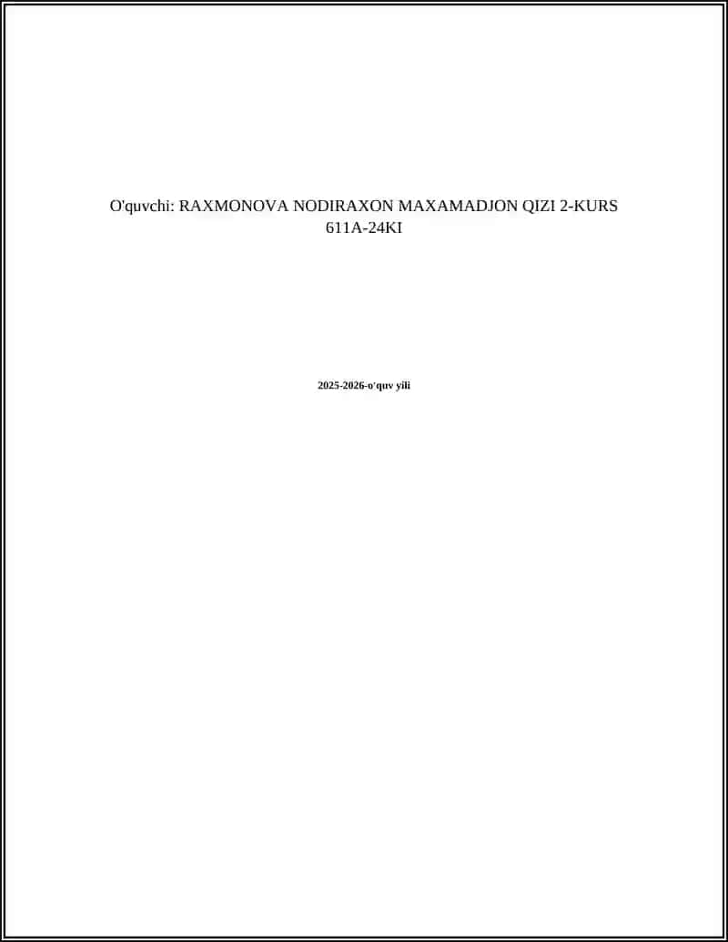 MA'LUMOTLAR BAZASI DASTURLARINI O'RNATISH VA SOZLASH 2