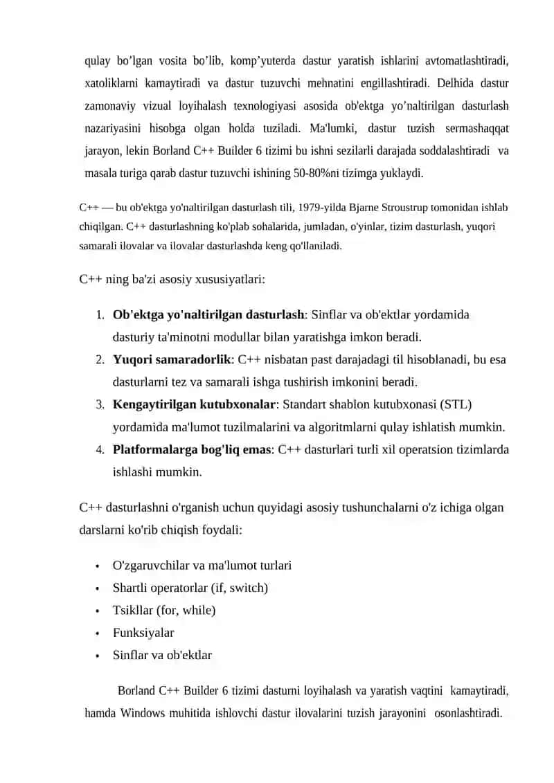 Borland C++ Builder 6 2