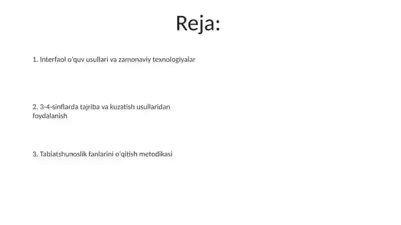 3-4-sinf Tabiiy fanlar predmetini oʻqitishning metodik xususiyatlari 2