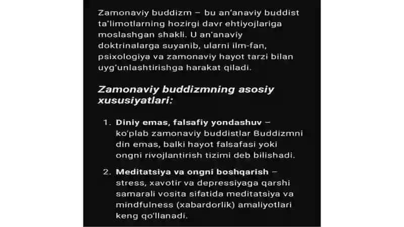 Zamonaviy buddizm 2