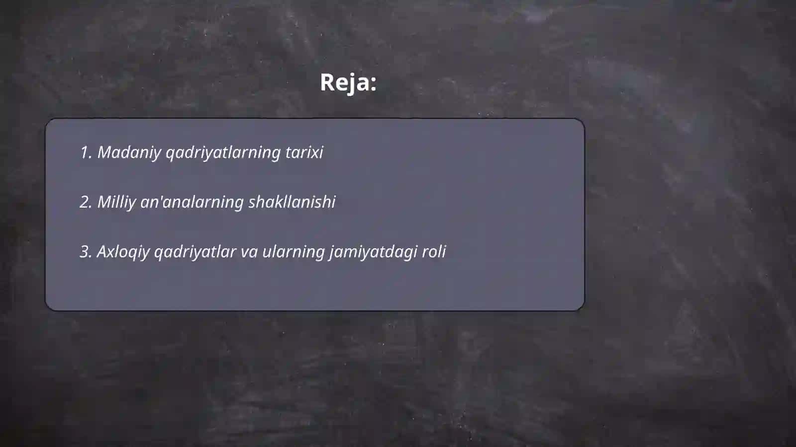 Madaniy qadriyatlar va ularni so'zlashuvda qo'llanishi 2