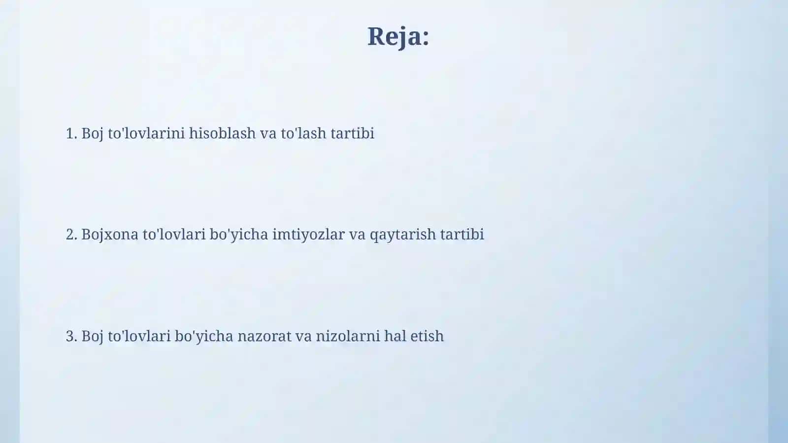 Bojxona to'lovlari to'lanishi tartibi 2