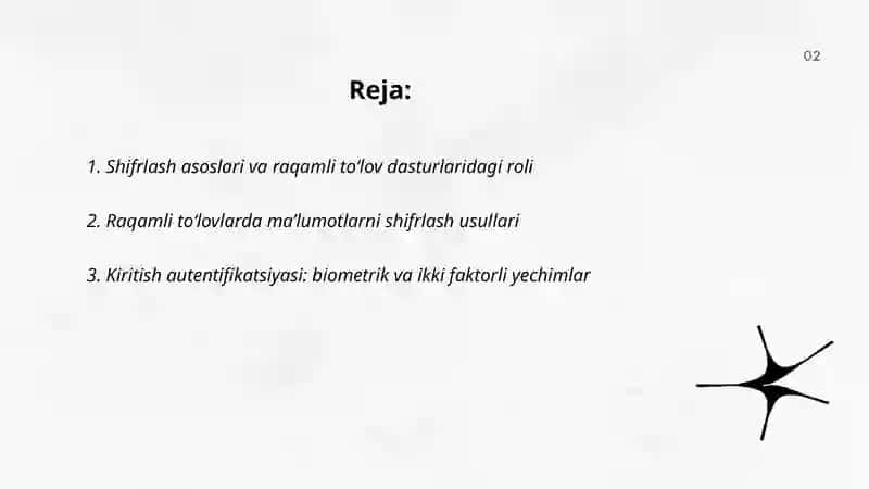Shiriflash va raqamli tolov dasturi 2