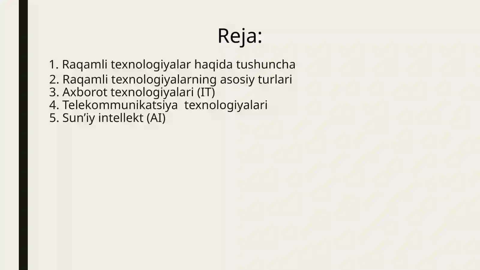 Raqamli texnologiyalarning turlari va ulardan foydalanish usullari 2